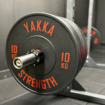 YAKKA STRENGTH BLACK BUMPER PLATES