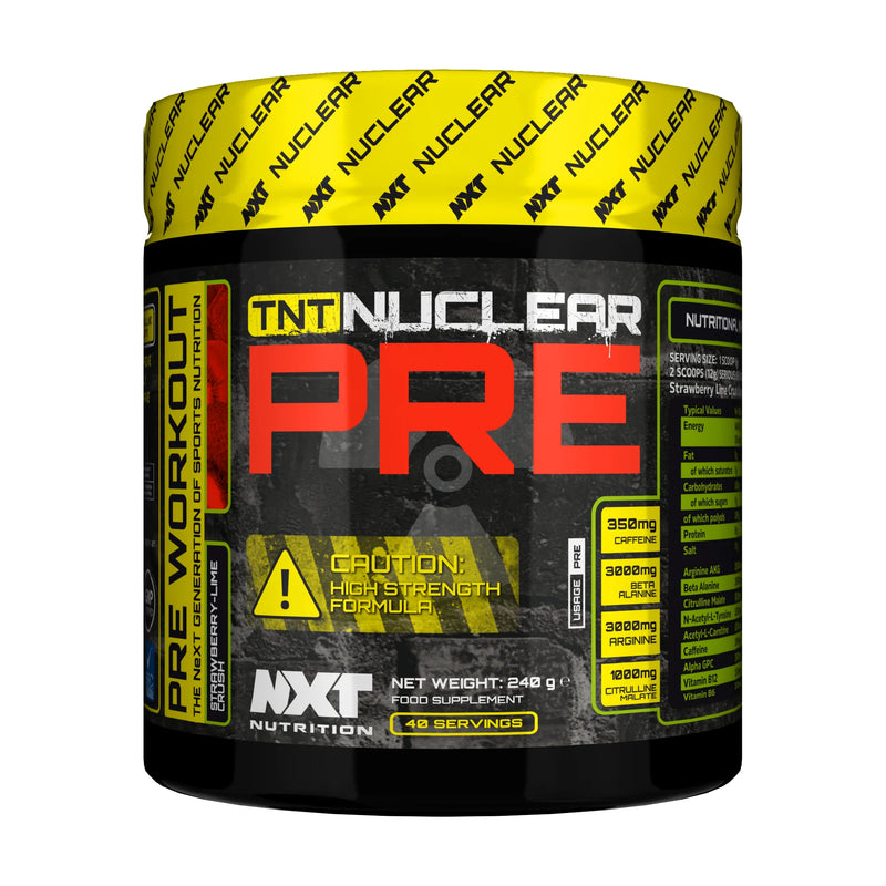 NXT NUTRITION TNT NUCLEAR PRE WORKOUT 240G