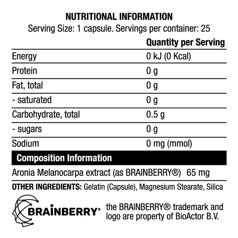 CHAOS CREW AMPLIFY SERIES: BRAINBERRY 25 CAPSULES