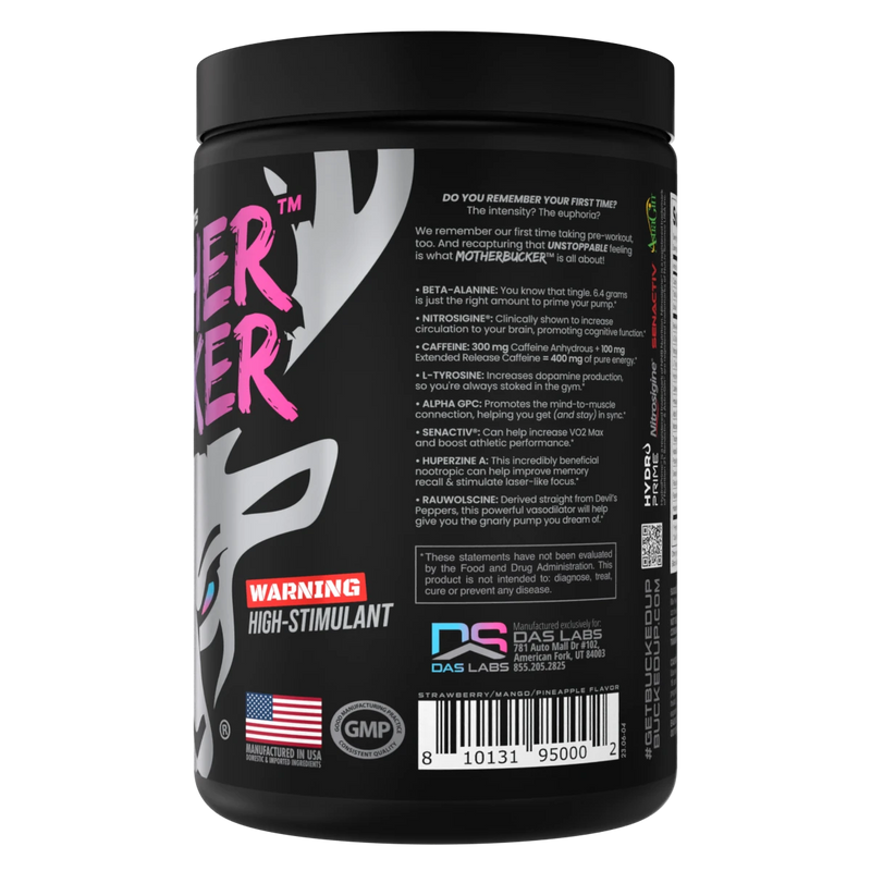 BUCKED UP MOTHER BUCKER PRE WORKOUT 400G