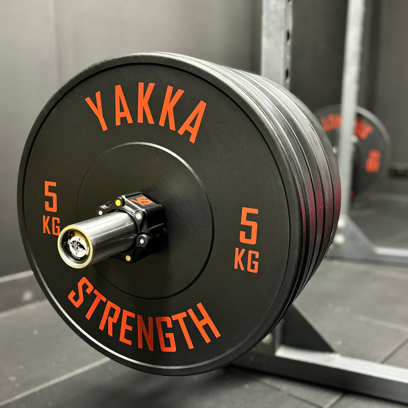 YAKKA STRENGTH BLACK BUMPER PLATES