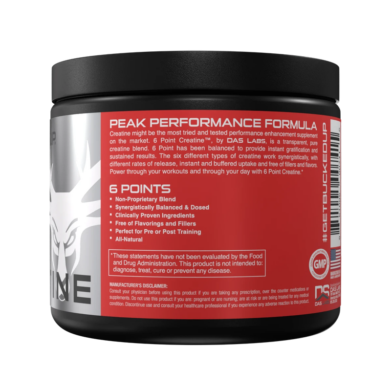 BUCKED UP SIX POINT CREATINE 175.5G