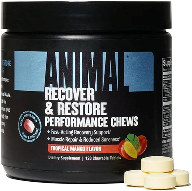 ANIMAL RECOVER & RESTORE PERFORMANCE CHEWS 120 TABS