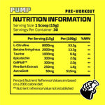 BEAST PHARM PUMP PRE WORKOUT 450G