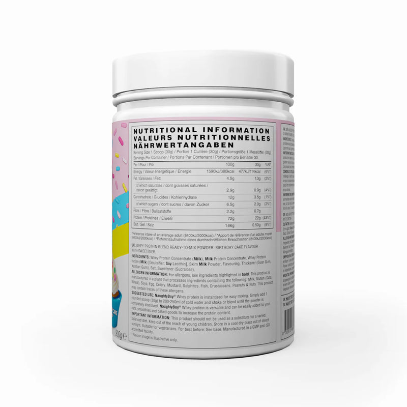 NAUGHTY BOY ADVANCED WHEY PROTEIN 900G