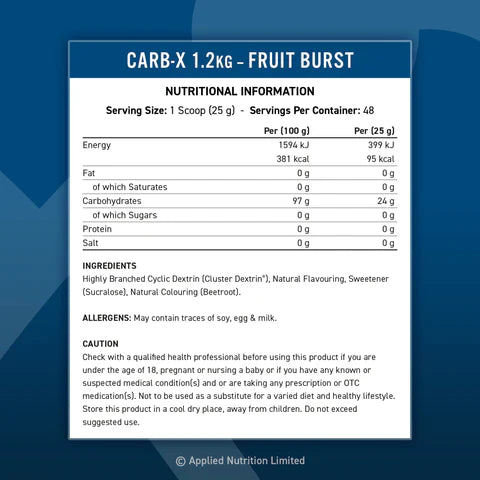 APPLIED NUTRITION CARB X 300G