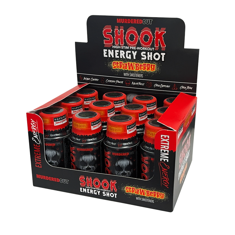 MURDERED OUT SHOOK ENERGY SHOT 12X60ML