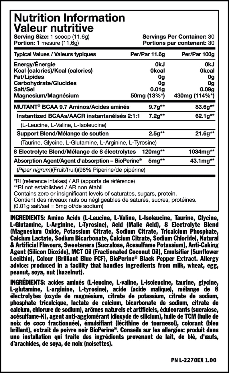 MUTANT BCAA 9.7 348G