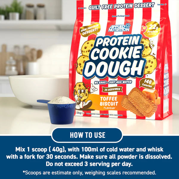 APPLIED NUTRITION PROTEIN COOKIE DOUGH 1KG