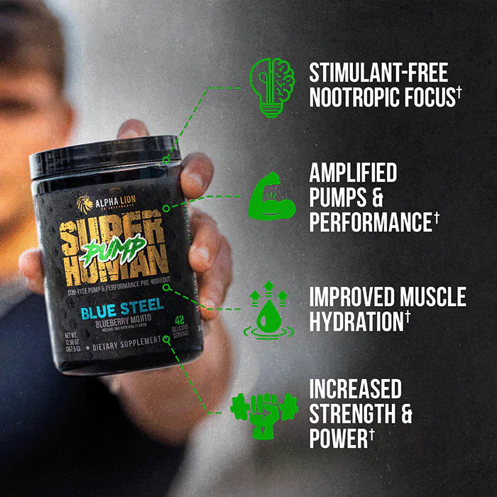 ALPHA LION SUPERHUMAN PUMP PRE WORKOUT 367G